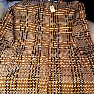 J Jill Plaid Coat